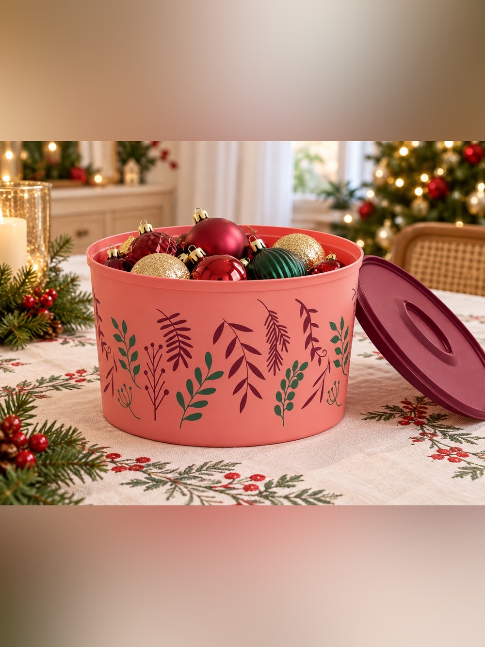 New Tupperware
AUTUMN HARVEST SERVING BOWLS
STOCK N CLIP 6.6 Liter
Bowl & Lid